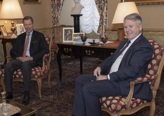 Photo d'audience du Grand-Duc