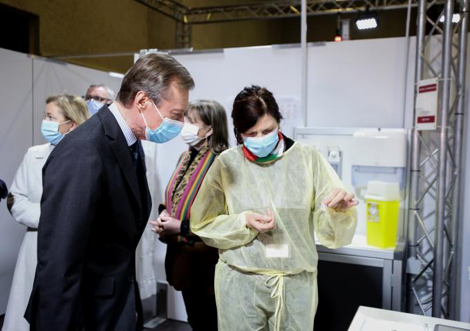 Visite du centre de vaccination contre le COVID-19