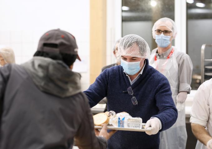 Le Prince héritier a visité le foyer de nuit Wanteraktioun