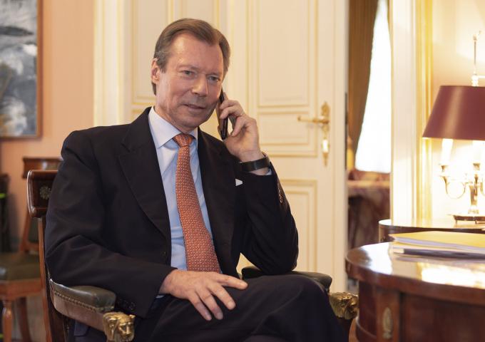 Appel téléphonique du Grand-Duc à S.E.M. Marcelo Rebelo de Sousa