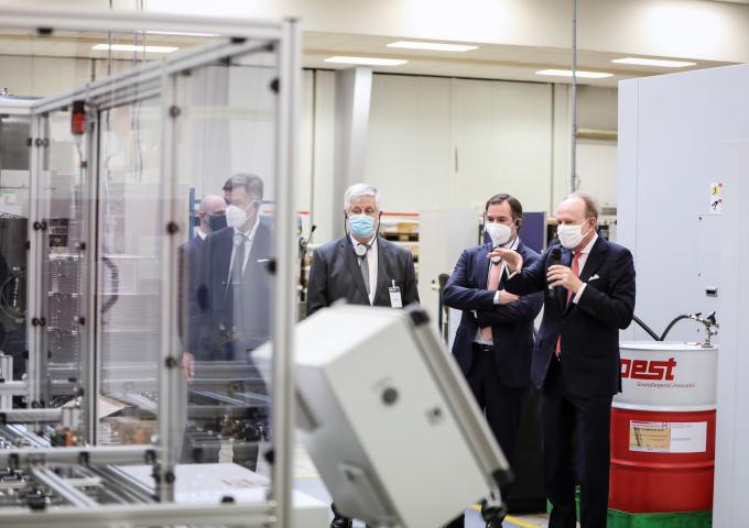 Visite des lignes de production Rotarex