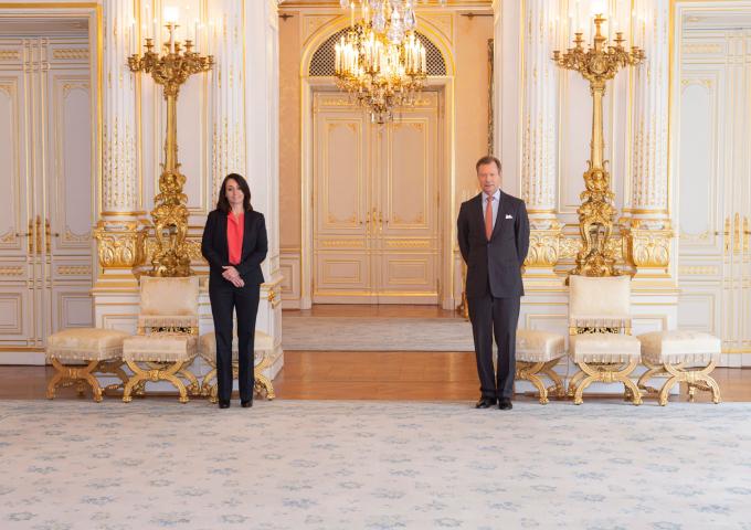 Photo officielle du Grand-Duc et de Madame Van der Stricht