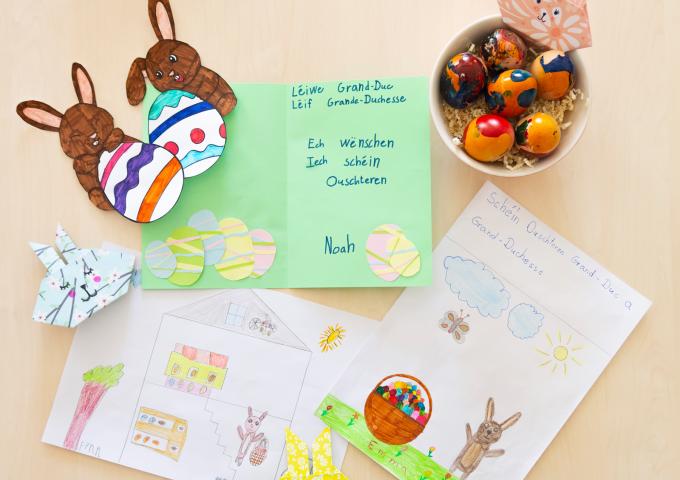 Dessins d'enfants pour Pâques