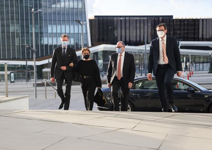 Photo lors de l'arrivée