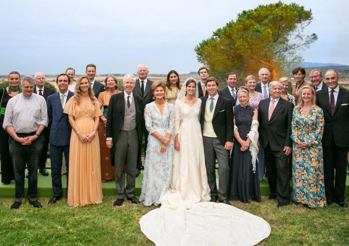 Photo de Famille à l'issue de la cérémonie religieuse