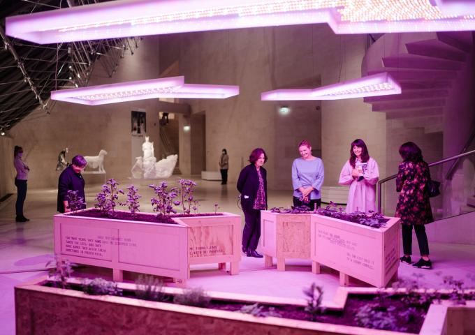 Vue générale de l'exposition "Post-Capital"