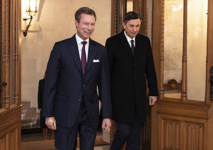 Le Grand-Duc reçoit S.E.M. Borut Pahor