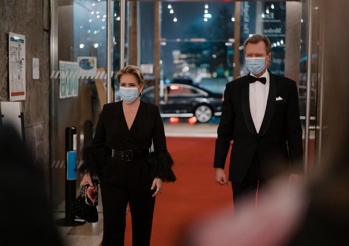 Le Couple grand-ducal arrive au Grand Théâtre de Luxembourg