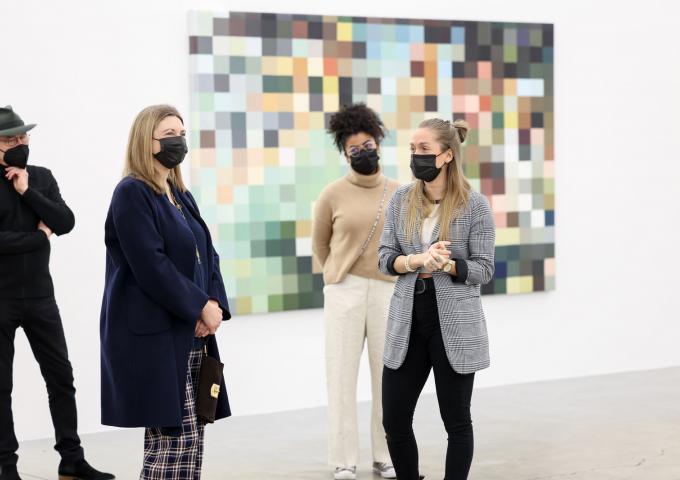 Sandra Lieners donne des explications sur ses réalisations