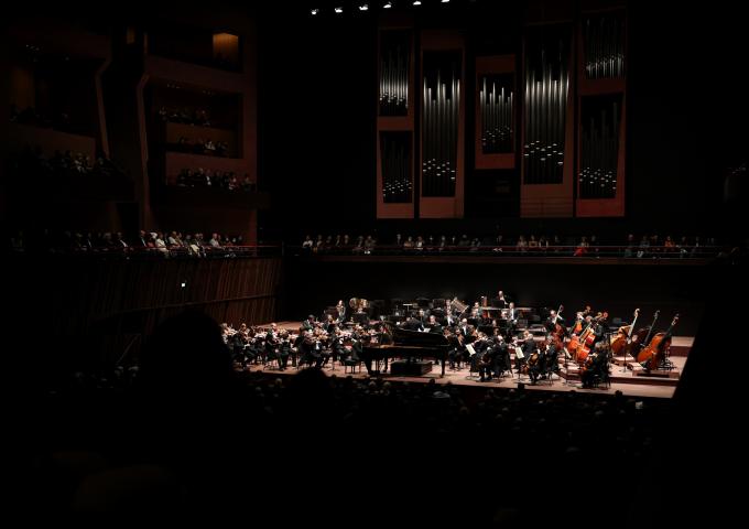 Vue générale sur le concert à la Philharmonie Luxembourg