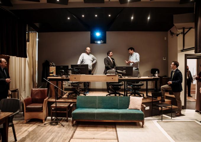 Vue générale du studio dédié aux prises de son