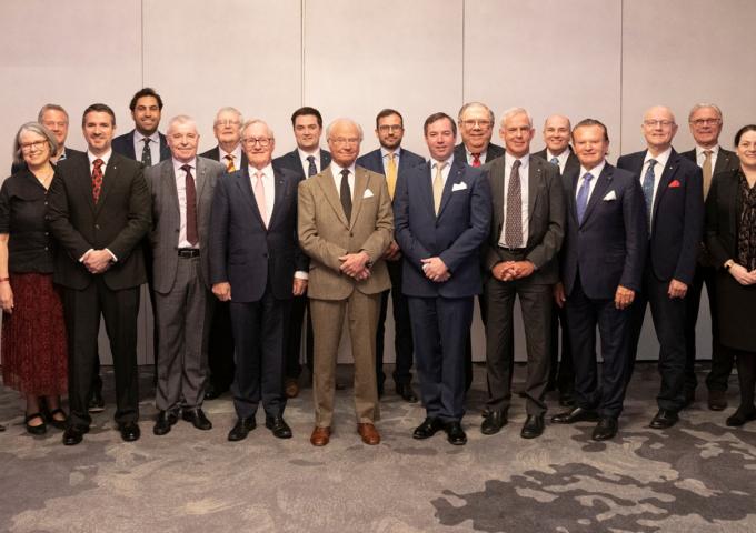 Photo souvenir après la 73e réunion du conseil d'administration de la Fondation