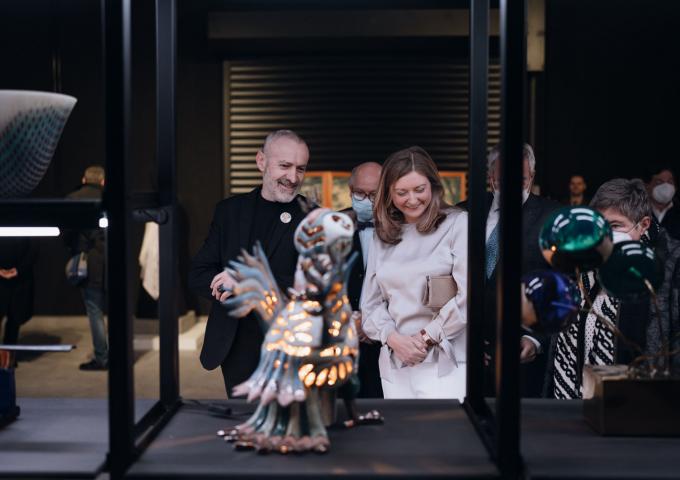 La Princesse fait la découverte d'oeuvres originales