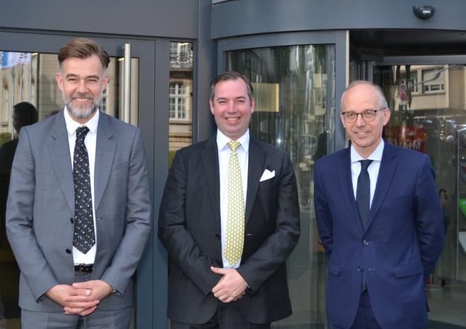 M.Fayot, le Prince Héritier et M.Frieden