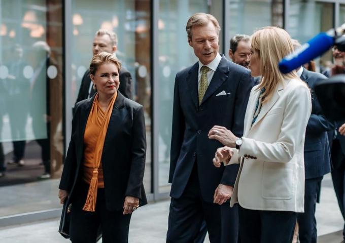 Le Grand-Duc, la Grande-Duchesse et Mme Metsola