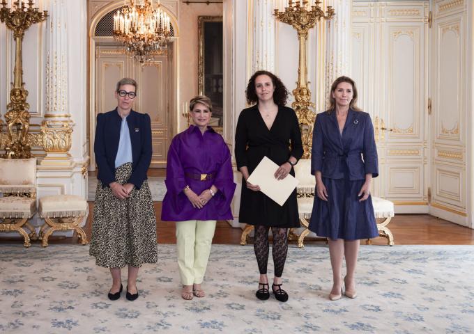 Photo de groupe lors de la remise du Prix Grand-Duc Adolphe