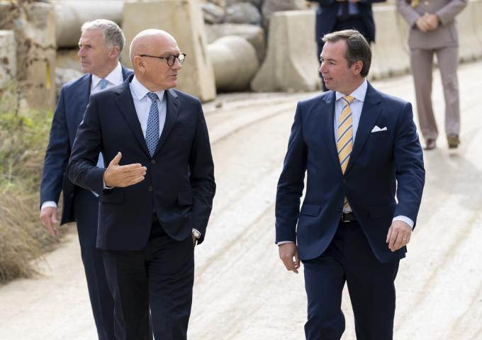 Le Prince Héritier échange avec M. Christoff Delli Zotti