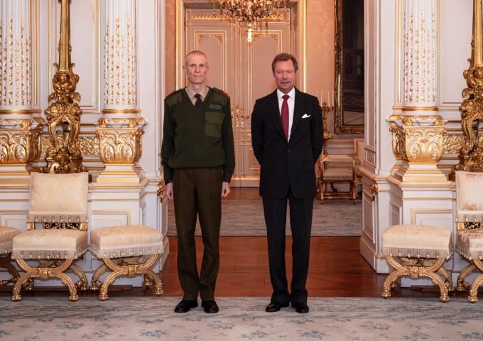 Le Grand-Duc avec le Général Steve Thull