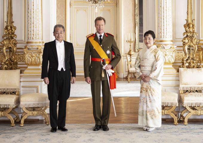 Le Grand-Duc et S.E.M. Tadahiro MATSUBARA