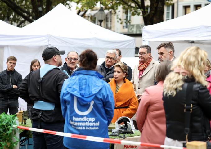 La Grande-Duchesse rencontre un exposant