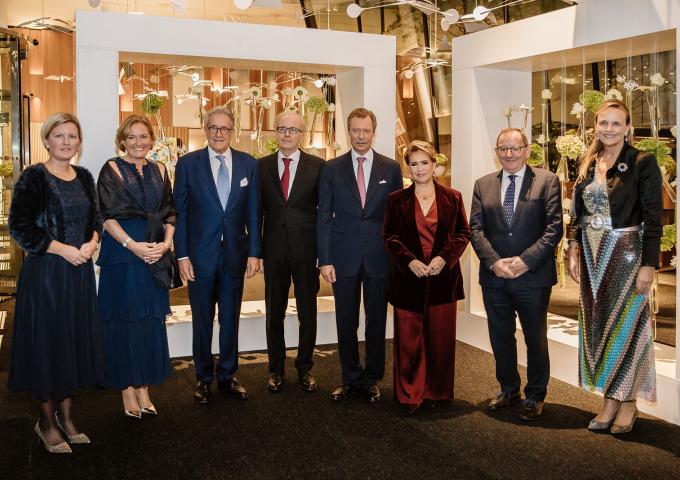 Photo souvenir réalisée lors de la soirée