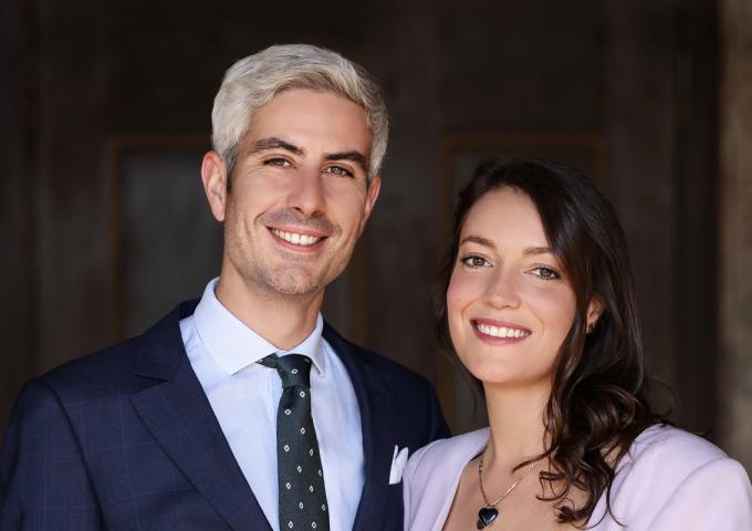 Portrait de la Princesse Alexandra avec Monsieur Nicolas Bagory
