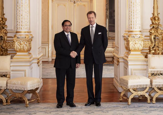 Le Grand-Duc et le Premier ministre vietnamien