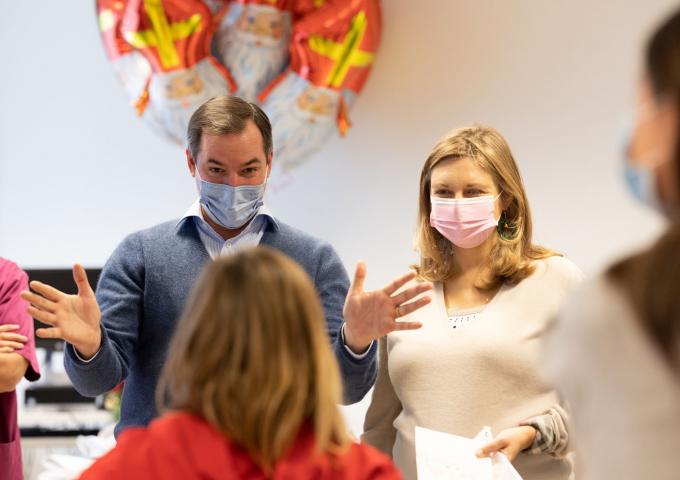 Saint-Nicolas et "Boxemännchen " à la Kannerklinik