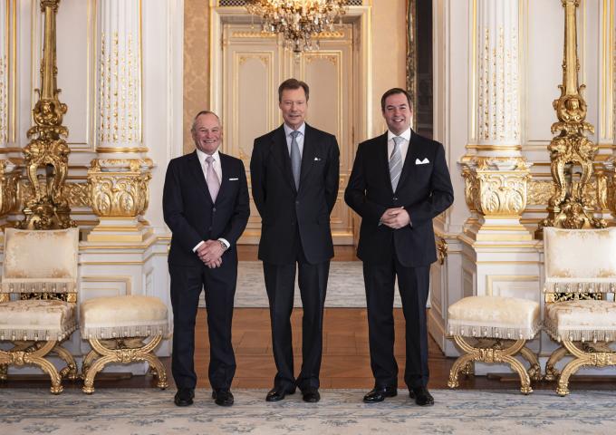 Audience de Fernand Ernster, nouveau Président de la Chambre de Commerce