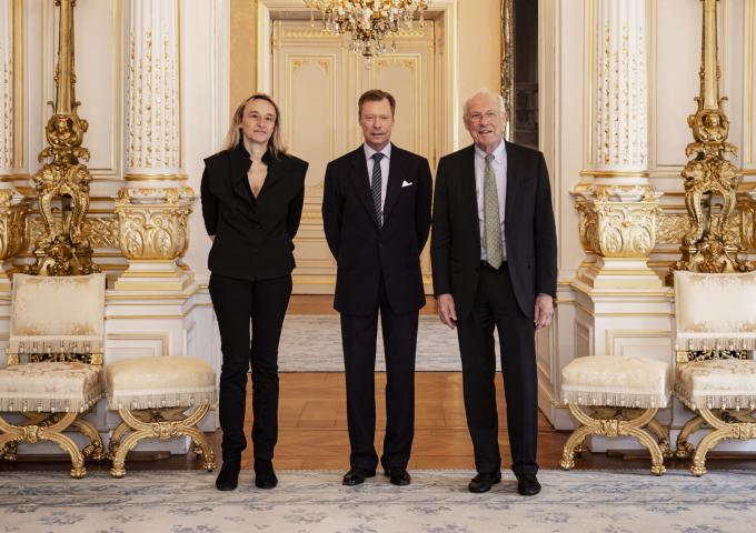 Audience de M. Jorgen Randers et Mme Blanche Weber