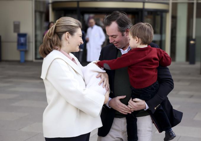 Prince François - Sortie de la maternité