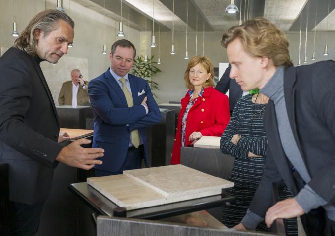 Visite de la marbrerie familiale Bertrand