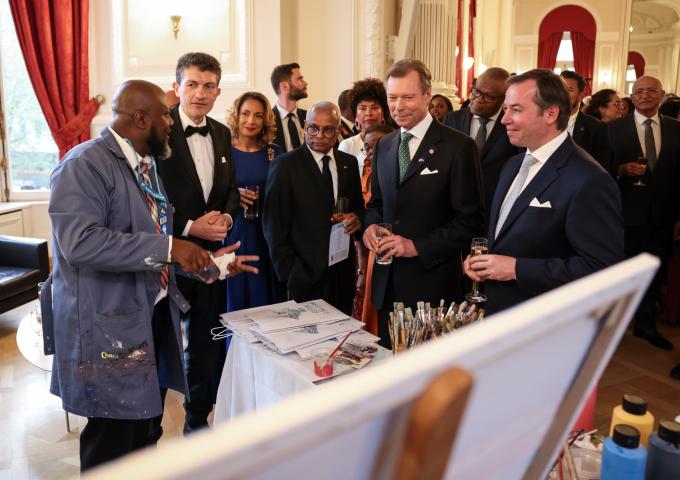 Visite d'État de la République de Cabo Verde au Luxembourg - Réception offerte par le Couple présidentiel