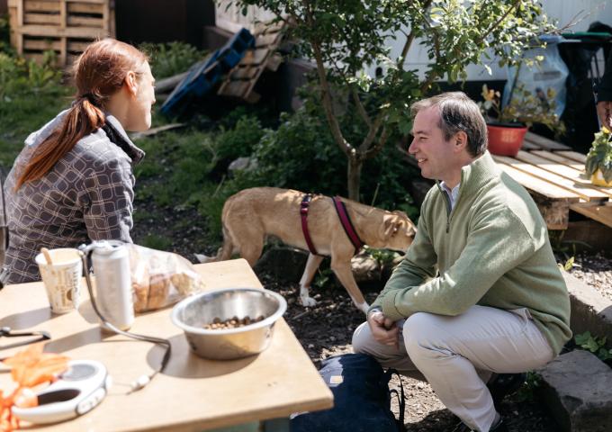 Visite du bistrot social "Am Haff"