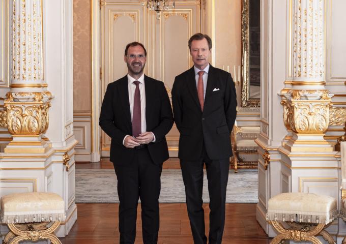 Audience de Jens Kreisel, recteur de l'Université de Luxembourg