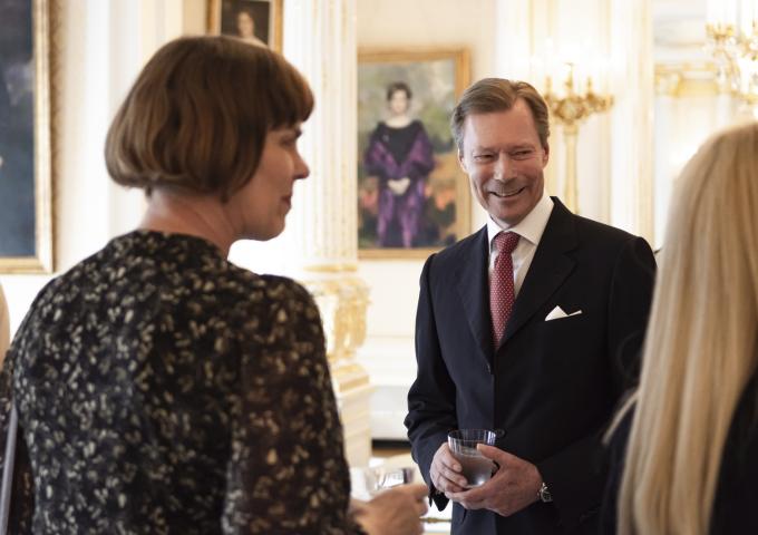 Audience des participants de la 16e conférence des Présidents de Parlement des petits États d’Europe 