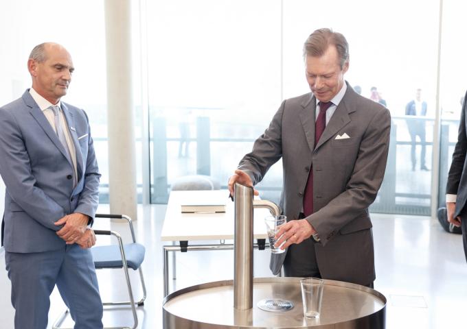 Inauguration de la nouvelle station de traitement d'eau SEBES à Eschdorf