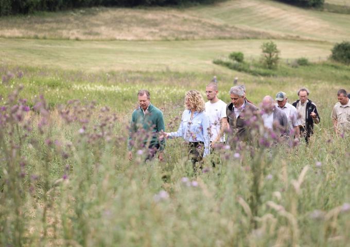 Visite de la réserve naturelle "Dermicht" de la "Fondation Hëllef fir d'Natur"