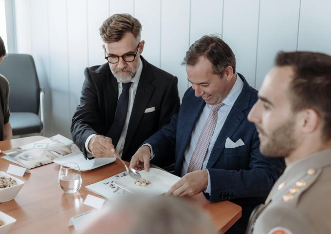 Visite du fabricant de noix grillées "Ireco Trading & Production"