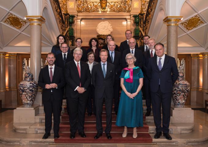 Audience de membres du conseil de gouvernance sortant de l’Université du Luxembourg