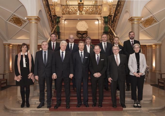 Audience des nouveaux membres du Bureau de la Chambre des Députés.