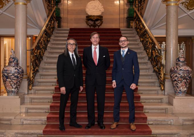 Audience de représentants du "Hwa Rang Do Club Luxembourg"