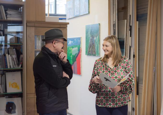 Rencontre avec le peintre luxembourgeois Robert Brandy