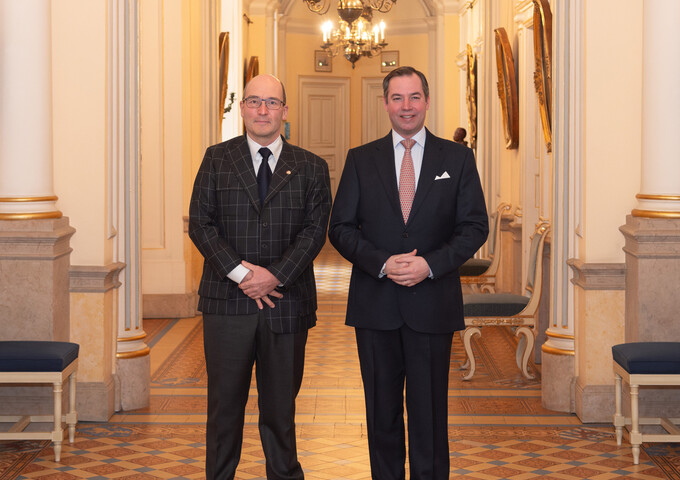 Audience du Dr. Patrick Peters, membre du « Explorers Club of New York »
