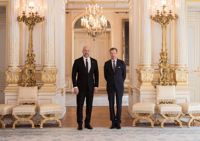 Audience pour S.E.M. Denys Shmyhal, Premier ministre de l’Ukraine