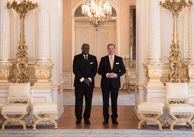 Audience pour M. Hilarion Etong, Premier Vice-président de l’Assemblée nationale du Cameroun