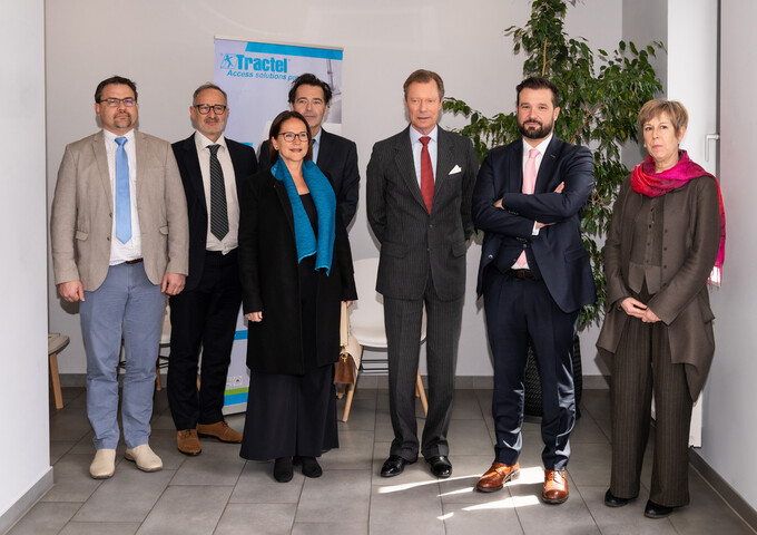 Inauguration de la machine spécialisée BLTR de Tractel Secalt à Foetz
