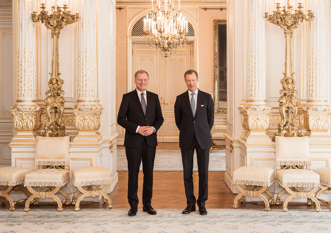 Audience de M. Thomas Stelzer, Landeshauptmann de Haute-Autriche