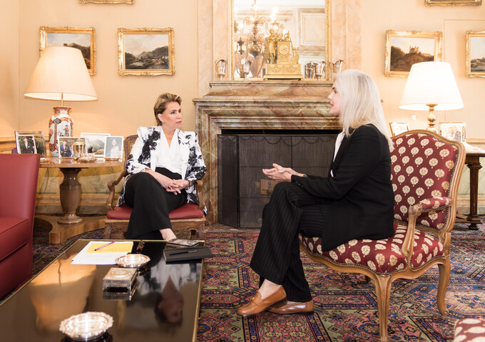 Audience de Cheryl Harrison, Directrice adjointe au Programme alimentaire mondial (PAM) des Nations Unies