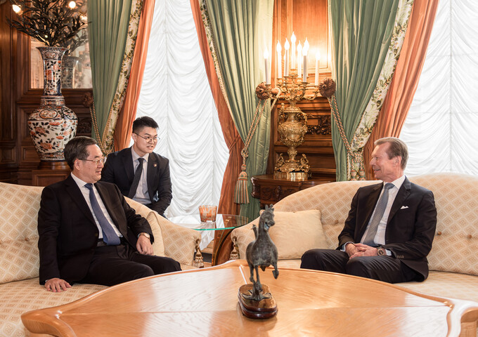 Audience de S.E.M. DING Xuexiang, Vice-Premier ministre de la République populaire de Chine